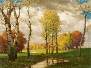 Parklandschaft by Eduard Ruedisuehli