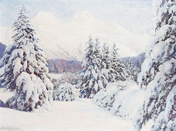 Bei St-moritz. Piz Lanquard U. Piz Muraigl - view 1