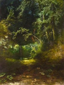 Le Sous Bois by Jakob Lorenz Ruedisuehli
