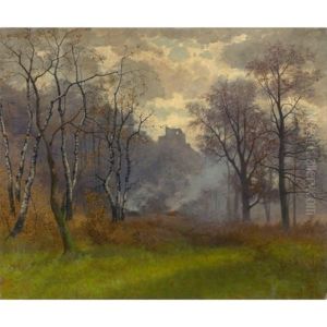 Herbstlandschaft (autumn Landscape) by Jakob Lorenz Ruedisuehli
