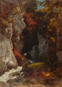 Blick Auf Die Gorges De Moutier