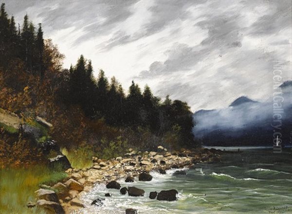 Gewittrige Seeuferstimmung - view 1