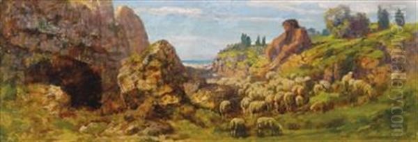 Polyphem Seine Schafe Hutend - view 1