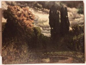 Paesaggio Lacustre by Traugott Hermann Ruedisuehli