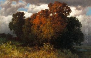 Symbolistische Herbstszene