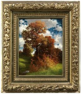 Herbstliche Eichen