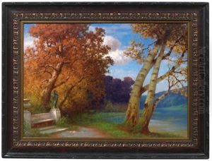Herbstliche Parklandschaft