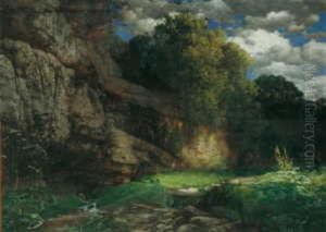 Felsige Landschaft by Traugott Hermann Ruedisuehli