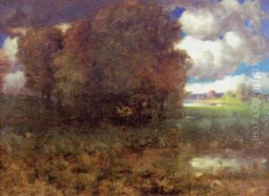 Landschaft by Traugott Hermann Ruedisuehli