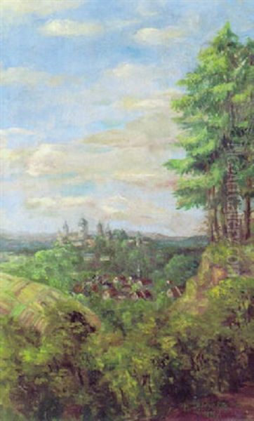Landschaft Mit Burganlage - view 1