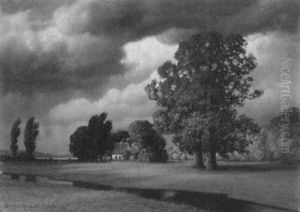 Herbstlandschaft by Traugott Hermann Ruedisuehli