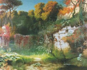 Herbstliche Parklandschaft