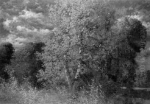 Herbstliche Landschaft by Traugott Hermann Ruedisuehli