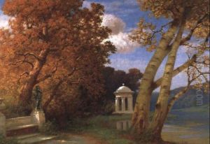 Herbstliche Parklandschaft