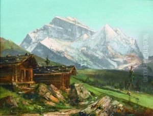 Wengernalp Mit Blick Auf Die Jungfrau by Eduard Rueegg
