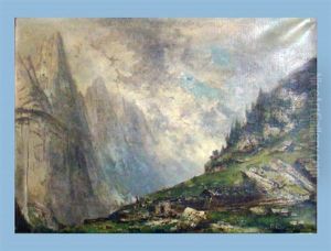 Breithorn, Lauterbrunnental by Eduard Rueegg