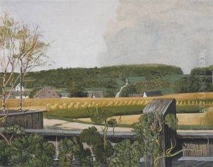 Sommerluft Auf Der Breite Schaffhausen by Ernst Georg Rueegg