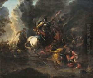 Schlachtenszene by Rugendas, Georg Philipp I