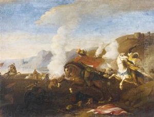 Reiterschlacht Aus Einem Turkenkrieg