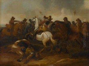 Reiterschlacht by Rugendas, Georg Philipp I