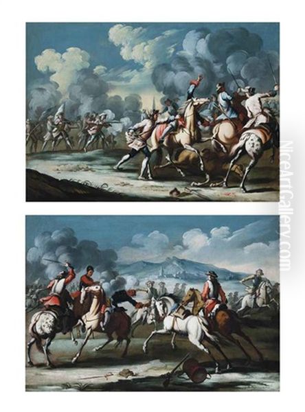 A Cavalry Skirmish (+ A Cavalry Skirmish; Pair) - view 1