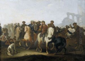 Ruckkehr Von Einer Reiterschlacht by Rugendas, Georg Philipp I