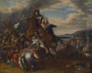 Reiterschlacht by Rugendas, Georg Philipp I