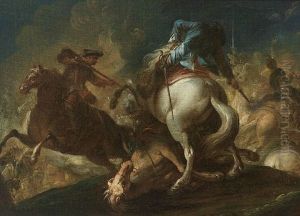 Reiterschlacht by Rugendas, Georg Philipp I