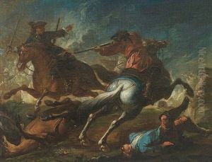 Reiterschlacht by Rugendas, Georg Philipp I