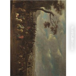 Battle Scene by Rugendas, Georg Philipp I