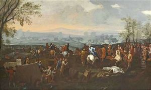 Belagerung Einer Stadt (schlacht Bei Blindheim/blenheim, 1704?) by Rugendas, Georg Philipp I