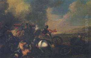 Reitergefecht by Rugendas, Georg Philipp I