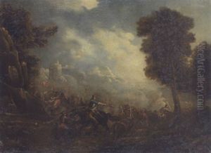 Turkenschalacht by Rugendas, Georg Philipp I