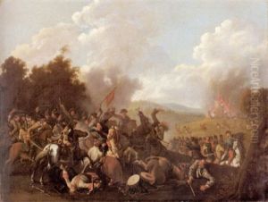 Darstellung Eines Schlachtengeschehens Auf Verschiedenen Erzahlebenen by Rugendas, Georg Philipp I