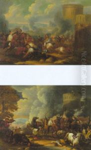 Reiterschlacht by Rugendas, Georg Philipp I