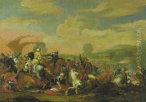 Schlacht Gegen Die Turken (vor Wien?) by Rugendas, Georg Philipp I