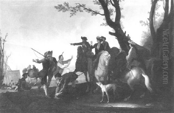 Militarische Szene - view 1