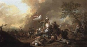 Cavalry Skirmish Between Turks And Christians