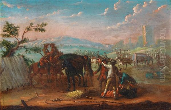 Figures Constructing A Canon; And Figures Preparing For Battle (2) - view 1