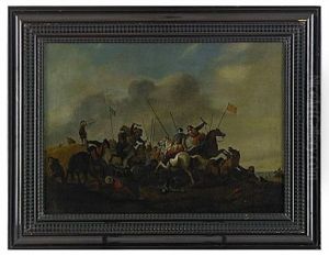 Batalj by Georg Philipp Rugendas the Younger