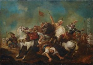 Cavalry Skirmish With Turks