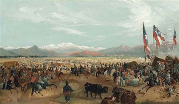 The Arrival Of President Prieto At La Pampilla - view 1