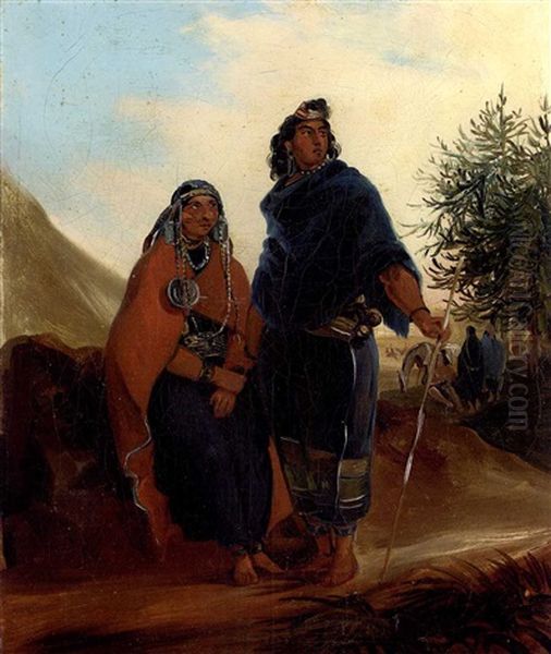 An Araucanian Couple - view 1