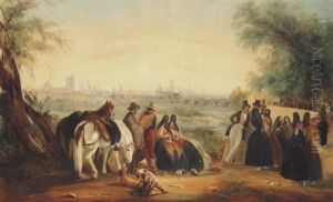 Figures By A River, Lima Beyond