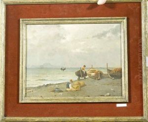Strandszene Bei Capri