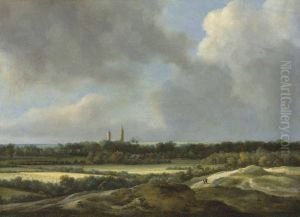 An Extensive Landscape With Grain Fields, Heemstede Beyond