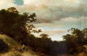 Paisaje Con Pastor by Jacob Van Ruisdael