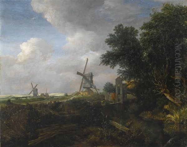 A Landscape With Windmills - view 1