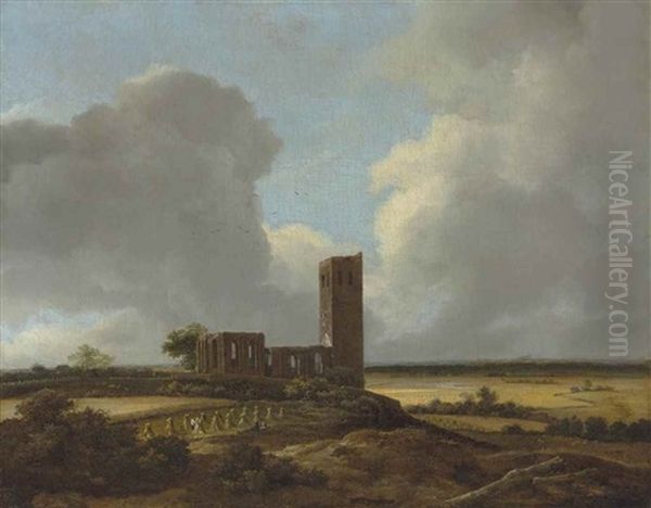 Ruins Of The Old Church At Muiderberg - view 1