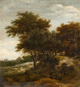 Dunenlandschaft Bei Haarlem by Jacob Van Ruisdael